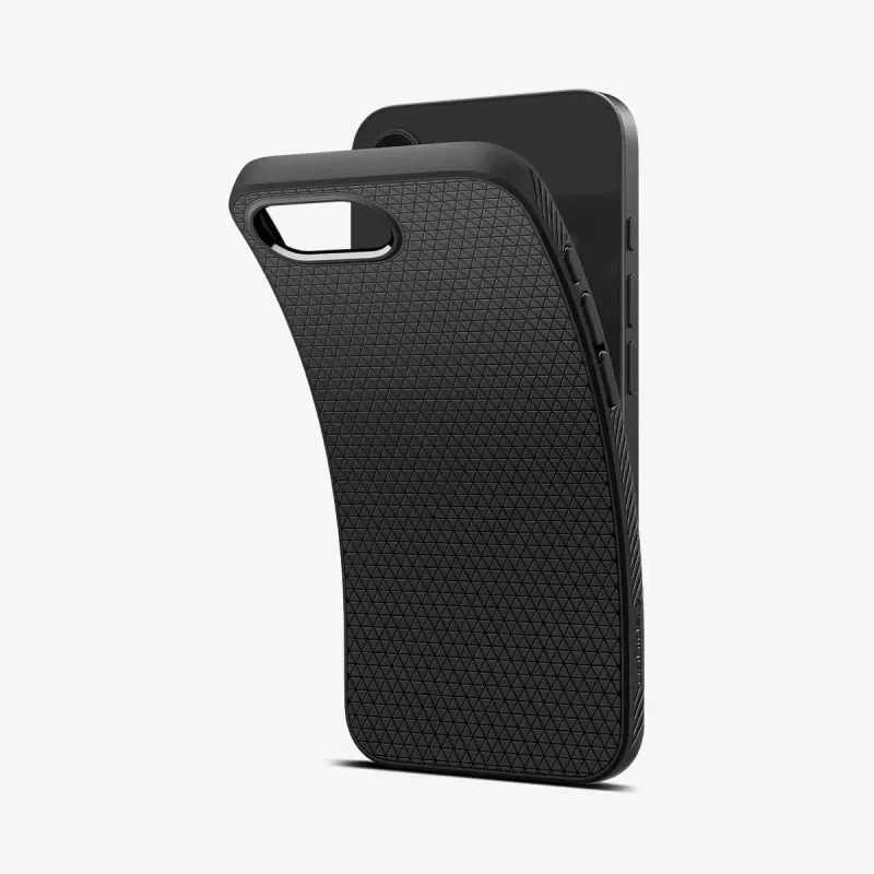 Funda Spigen Liquid Air iPhone 16e negra mate