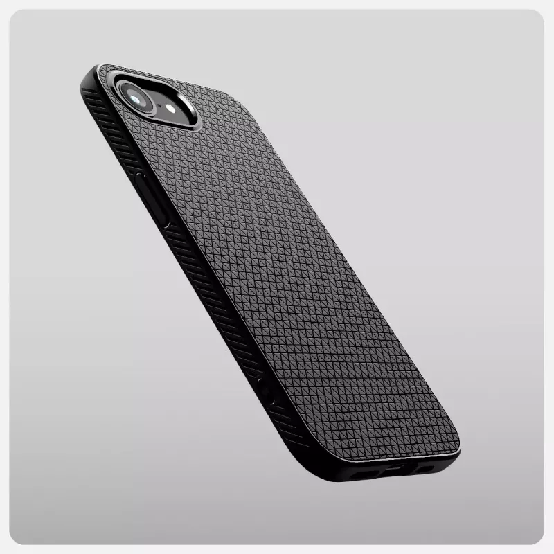 Funda Spigen Liquid Air iPhone 16e negra mate