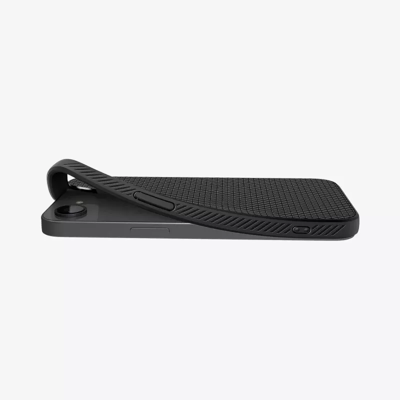Funda Spigen Liquid Air iPhone 16e negra mate