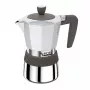 Cafetera moka Pedrini MyMoka inducción marrón acero inoxidable
