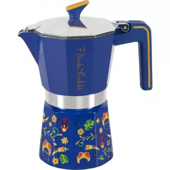 Juego de ollas Pedrini FRIDA KAHLO 6 piezas, azul