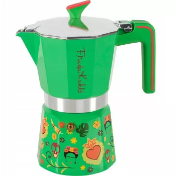 Batería de cocina Pedrini Frida Kahlo verde 02CF158 – juego de batería de cocina decorativo