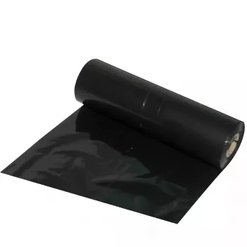 Cinta para impresora de etiquetas Brady R6000HF-110X70/O — negra, 110 mm × 70 m, núcleo 1,27 cm, compatible con BBP11/BBP12