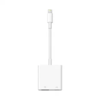 Adaptador de cable Apple Lightning a USB3 adaptador de cámara — blanco, USB 3.2 Gen 1