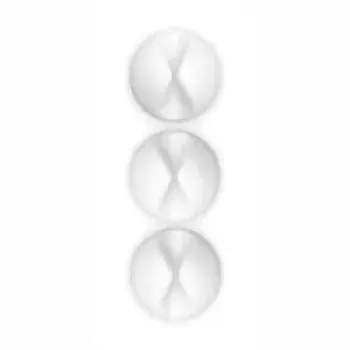 Organizador de cables BlueLounge CableDrop Mini, blanco — soporte de cables autoadhesivo compacto