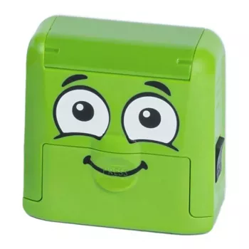 Sello Colop Marky verde rectangular papel textil