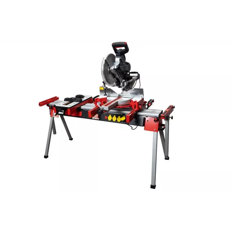 Banco de trabajo para madera Holzmann USK2760 metal aluminio negro rojo 27 kg