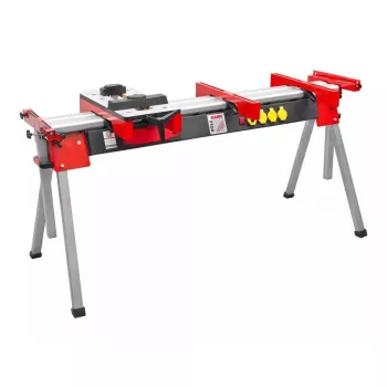 Banco de trabajo para madera Holzmann USK2760 metal aluminio negro rojo 27 kg