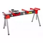Banco de trabajo para madera Holzmann USK2760 metal aluminio negro rojo 27 kg