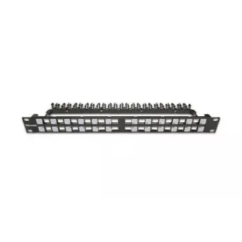 Panel de parcheo 1U Wirewin WKS PANEL 24 negro