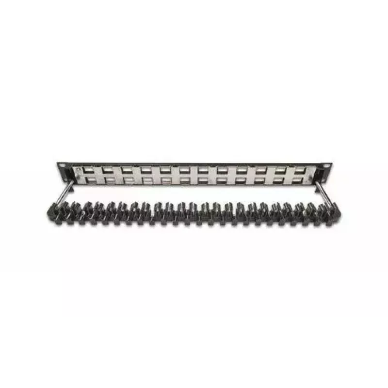 Panel de parcheo 1U Wirewin WKS PANEL 24 negro