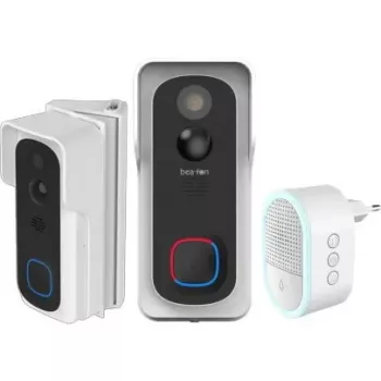 Videoportero Beafon SmartHome Visitor 2V Tuya set – cámara HD inalámbrica, modelo BEASH-2VSET-W