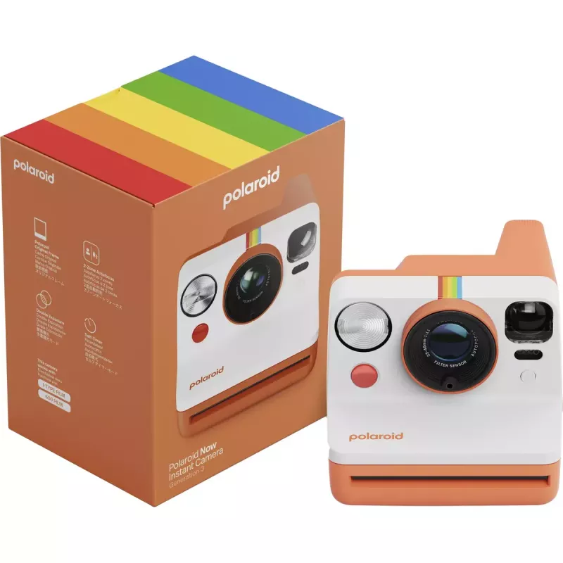 Cámara instantánea POLAROID Now Gen 3 Coral 9156 – cámara instantánea analógica, color Coral