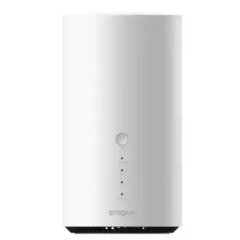 Router móvil STRONG 5G AIRHOME 1900 — Wi‑Fi 7 (802.11be), 7200 Mbps, Multi‑User MIMO, 5G/4G/3G, blanco