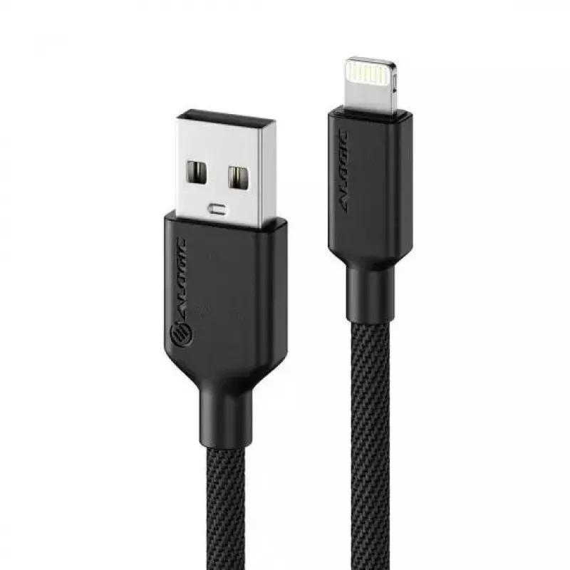 Cable para móvil ALOGIC ELPA8P02-BK negro 2 m USB A Lightning