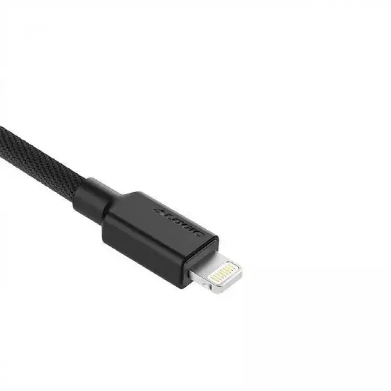 Cable para móvil ALOGIC ELPA8P02-BK negro 2 m USB A Lightning
