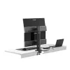 Soporte para monitor ALOGIC ED34VMSSGR con pie de pinza para pantallas de hasta 34 pulgadas, doble pantalla, capacidad 12 kg, gris