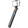Tech-Protect L03S Palo selfie trípode con mando a distancia Bluetooth, negro