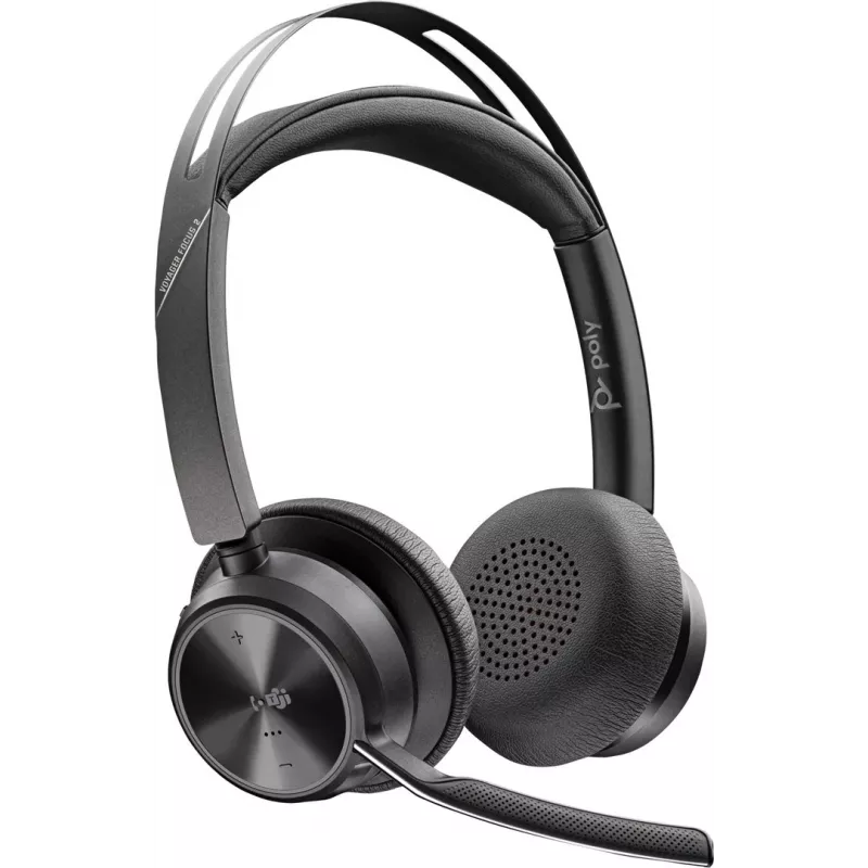 Poly Voyager Focus 2 auricular USB-A certificado para Microsoft Teams