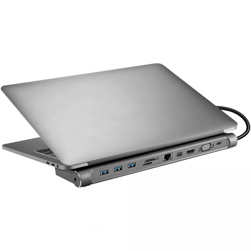 SANDBERG Base de acoplamiento USB-C HDMI DP VGA SD USB USB-C