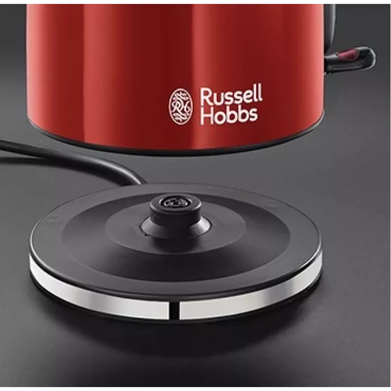 Hervidor Russell Hobbs 20412-70 1,7 L Negro, Rojo, Acero inoxidable