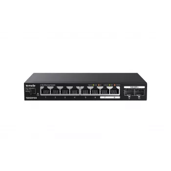 Switch de red Tenda TEM2010X 2.5G Ethernet (100/1000/2500) Sobremesa Negro
