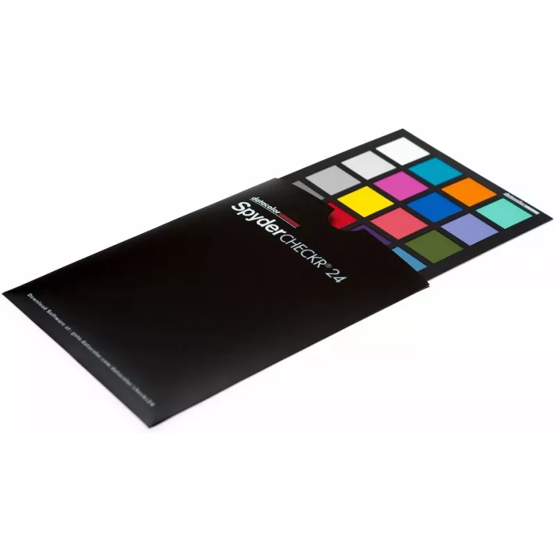 Datacolor SpyderCheckr 24 – Carta de color universal MINI 24 campos
