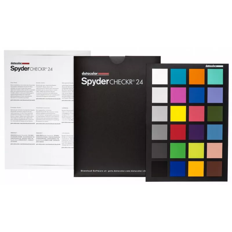 Datacolor SpyderCheckr 24 – Carta de color universal MINI 24 campos