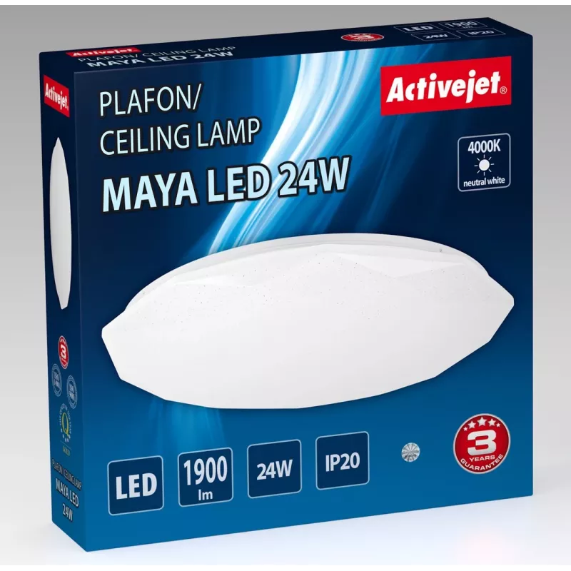 Activejet AJE-MAYA lámpara de techo LED 24W