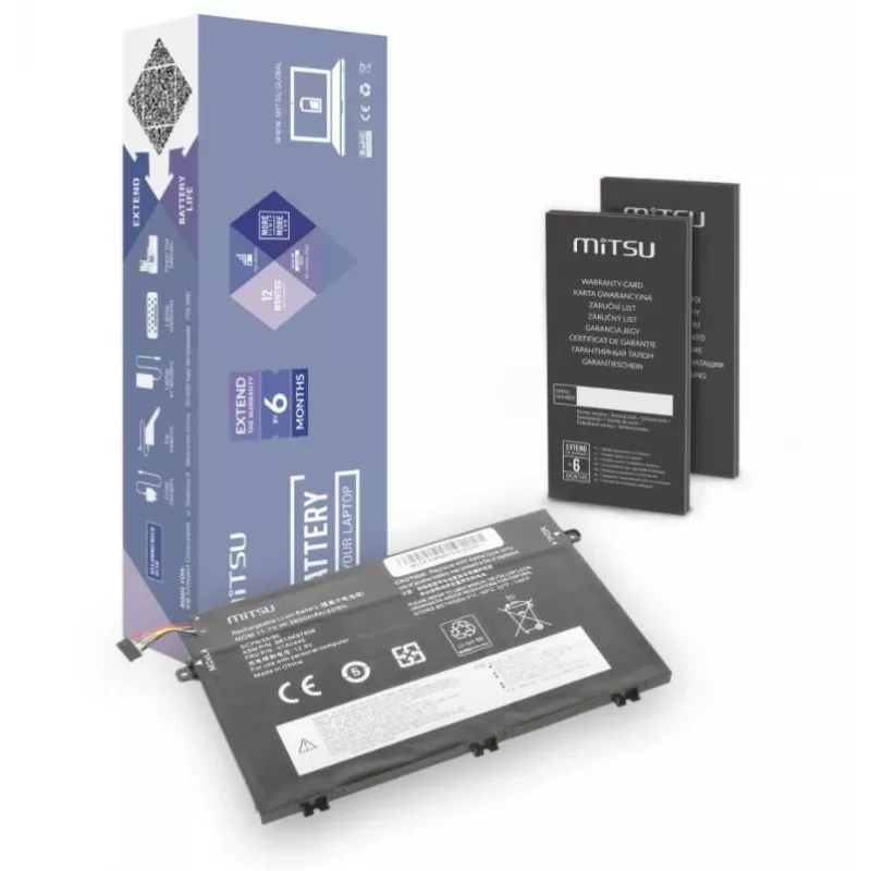 Mitsu LENOVO BC/LE-E480 3600mAh (40Wh) 11,1V
