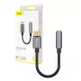 Baseus L54 adaptador de audio USB-C + minijack 3,5 mm (negro+gris)