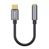 Baseus L54 adaptador de audio USB-C + minijack 3,5 mm (negro+gris)