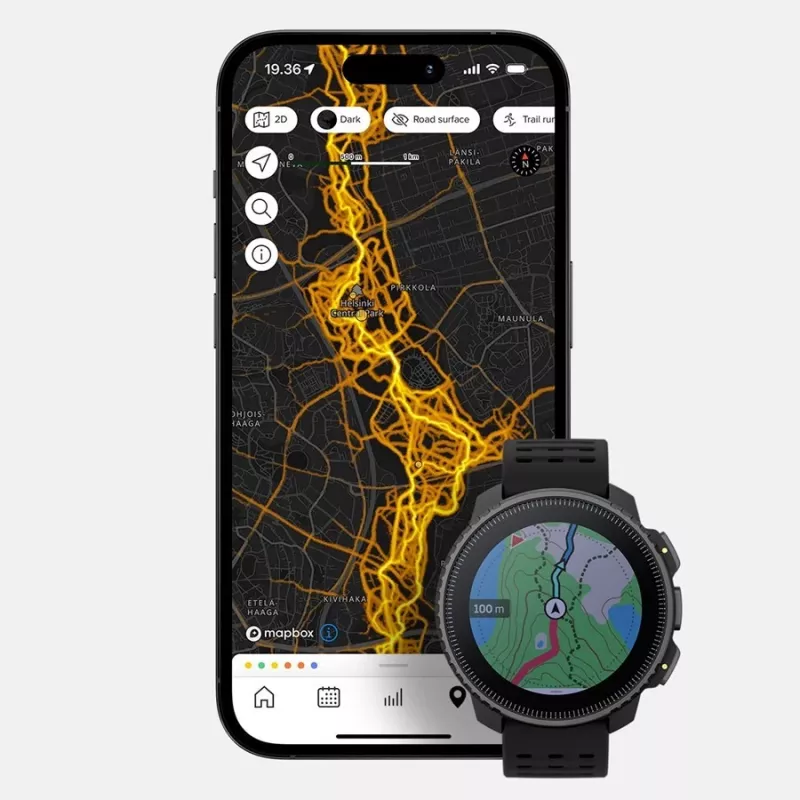 Suunto SS050862000 smartwatch / reloj deportivo 3,56 cm (1,4) Dot-Matrix 49 mm 280 x 280 píxeles pantalla táctil negro GPS (satélite)