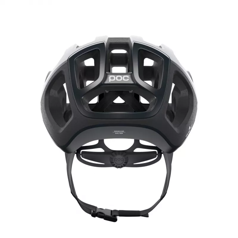POC VENTRAL LITE casco de bicicleta ajustable, talla M 54-59 cm, negro