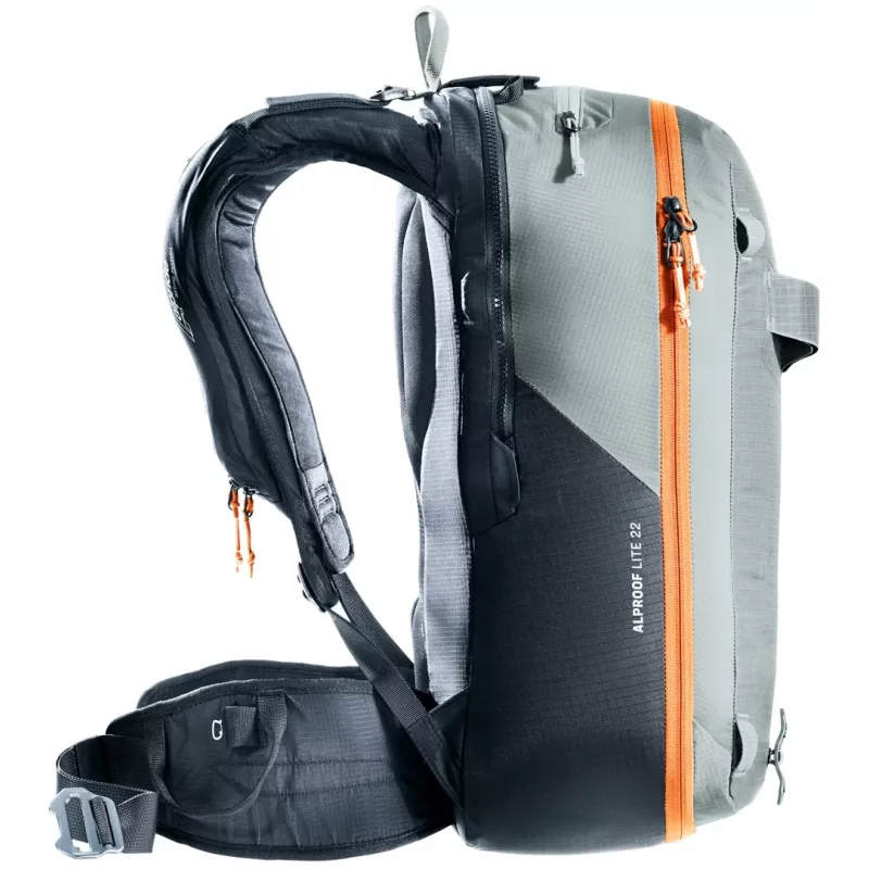 Deuter Alproof Lite 22 estaño/negro – Mochila antiavalanchas