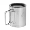 Helikon Termo con tapa 250 ml Plata, Negro