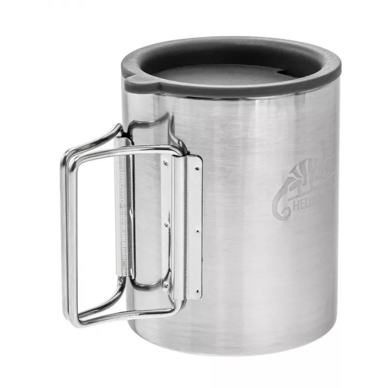 Helikon Termo con tapa 250 ml Plata, Negro