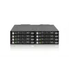ICY DOCK - ToughArmor - MB998SK-B - 8x2.5 SATA HDD Hot Swap Mobile Rack - Soporte para HDD - Ventilador de 40mm - Aluminio - LED - SATA 6Gbit/s - hasta 7mm de altura