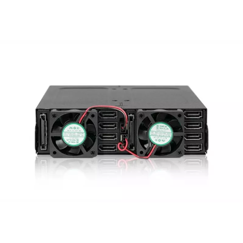 ICY DOCK - ToughArmor - MB998SK-B - 8x2.5 SATA HDD Hot Swap Mobile Rack - Soporte para HDD - Ventilador de 40mm - Aluminio - LED - SATA 6Gbit/s - hasta 7mm de altura