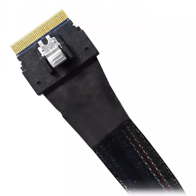ICY DOCK - Cable SlimSAS 8i SFF-8654 a 2x SlimSAS 4i SFF-8654 - 0,5M