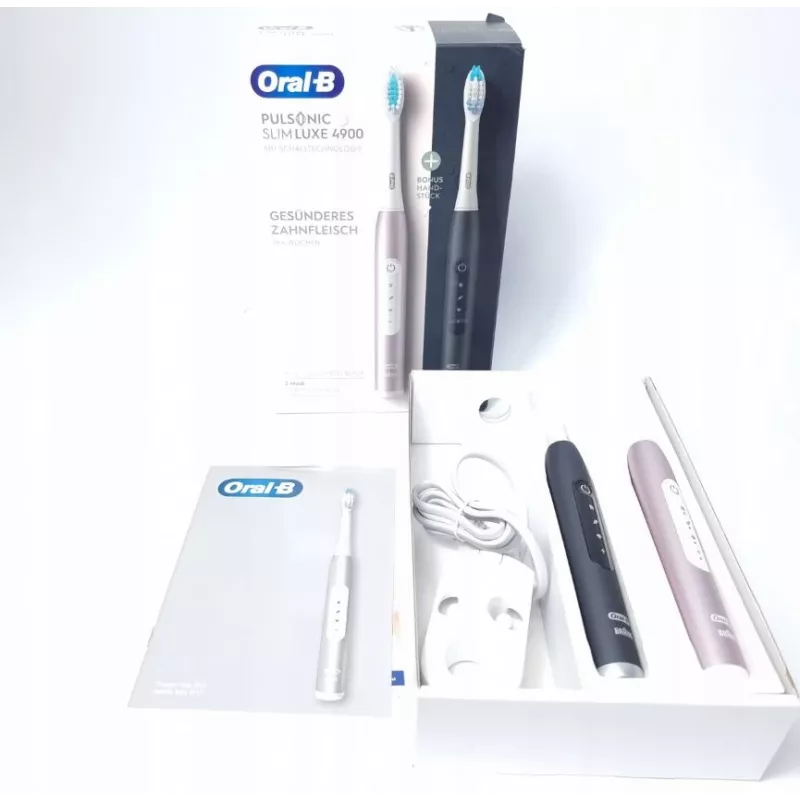 Oral-B Pulsonic SlimLuxe 4900 Cepillo de dientes eléctrico Pack doble