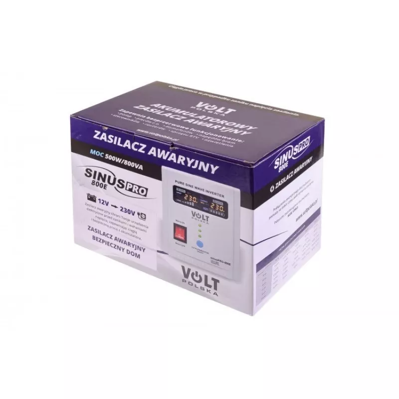Sinus Pro 800 E 12/230V (500/800W) sistema de alimentación ininterrumpida