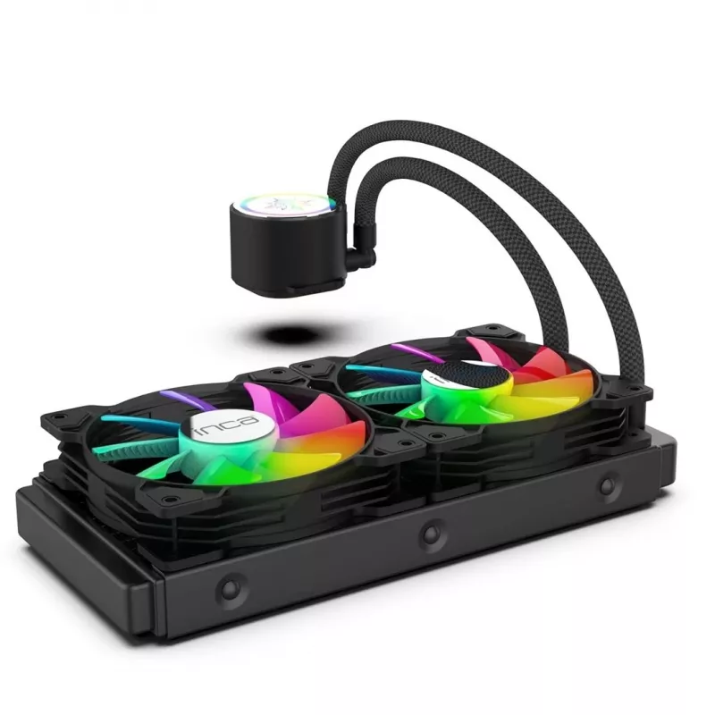 INCA ISS-02XN refrigeración líquida CPU 2 ventiladores PWM de 120 mm