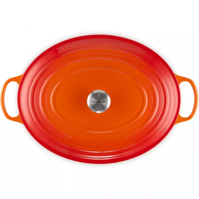 Le Creuset Signature asador ovalado 40cm horno rojo (21178400902430)