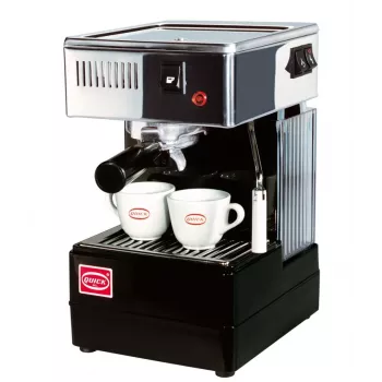 Quick Mill 0820 Stretta negro cafetera espresso con portafiltro