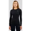 Camiseta de manga larga cuello redondo Odlo BL TOP ACTIVE WARM ECO mujer, talla S, negra