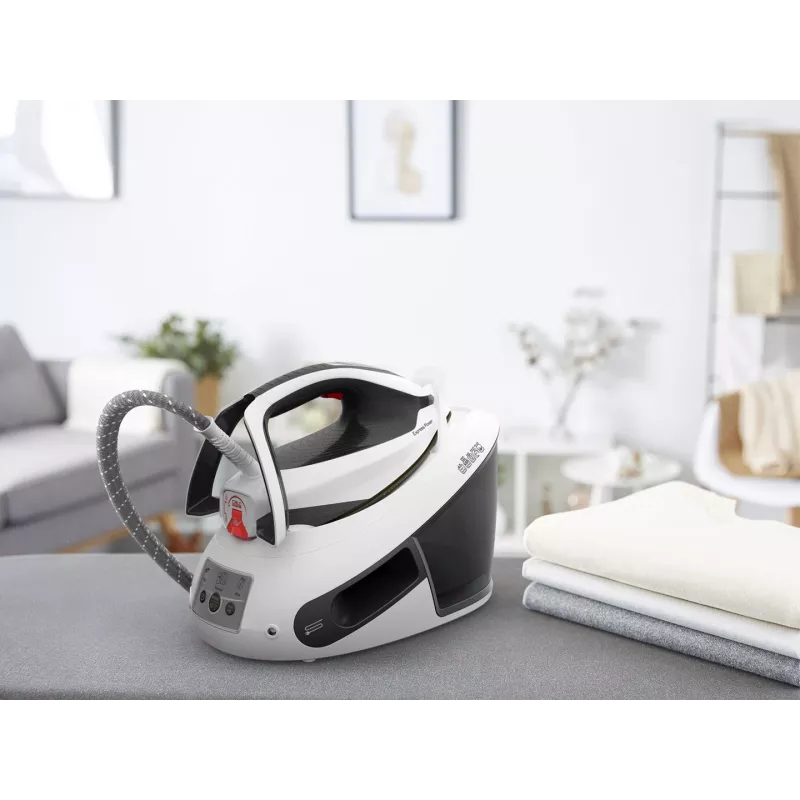 Plancha Tefal Express Power SV8130 2800 W 1,8 L suela Durilium AirGlide Autoclean negra, blanca