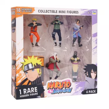 Figuras Naruto Shippuden – pack de 6 Deluxe Edition VER. B