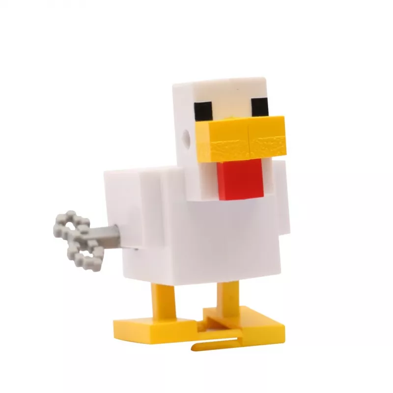 Juguete de cuerda 3D Minecraft S2 - Gallina y jinete