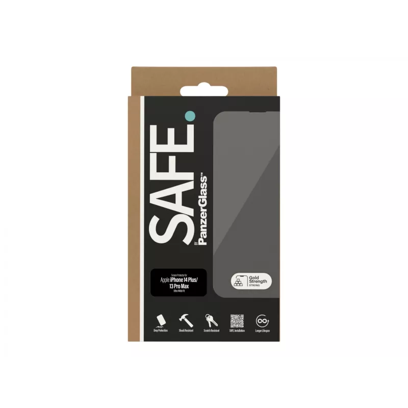 Protector de pantalla SAFE by PanzerGlass Apple iPhone 14 Plus | 13 Pro Max | Ultra-Wide Fit | PanzerGlass